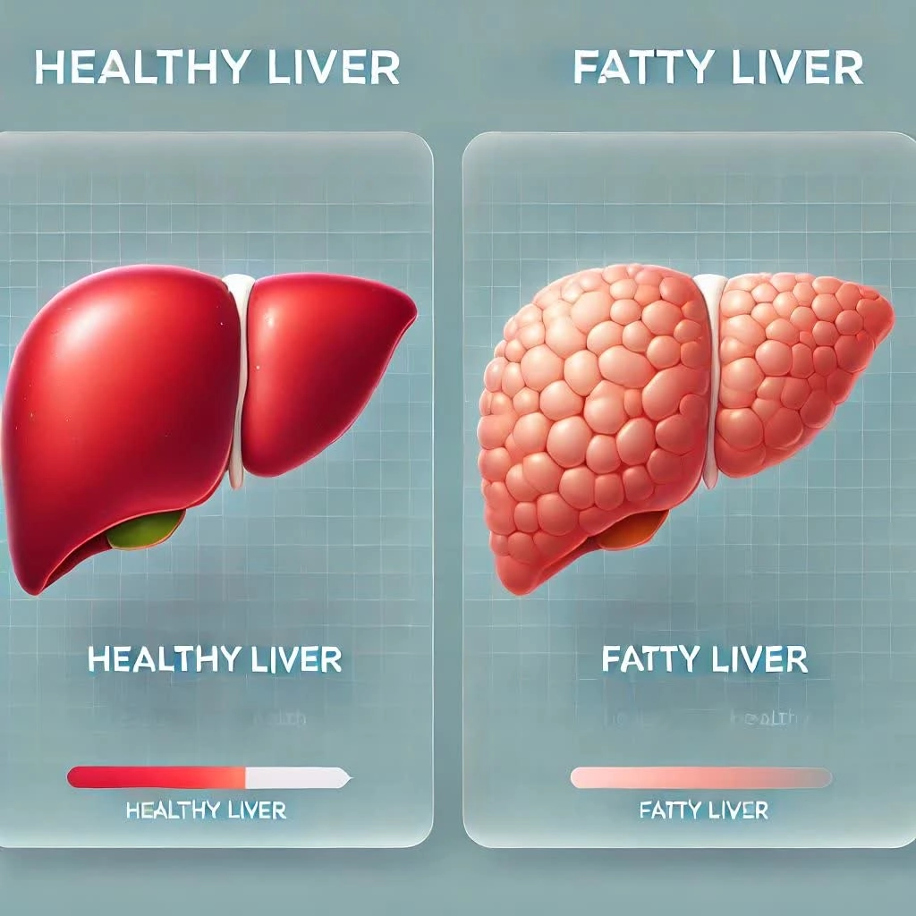  کبد چرب و کبد سالم 
